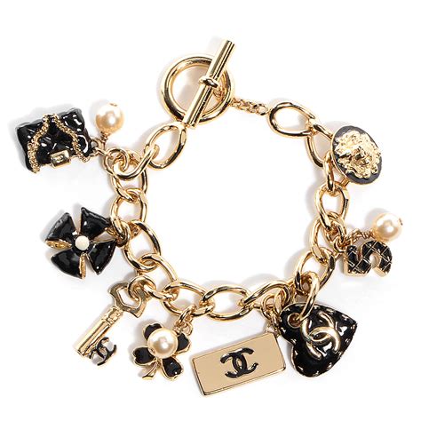 chanel bracelett|authentic Chanel charm bracelets.